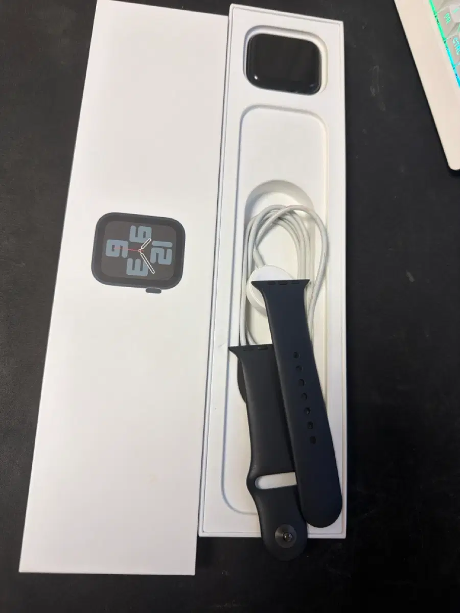 애플워치 SE 2 44mm 블랙 gps