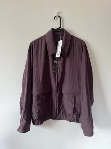 UNIQLO U 숏 블루종 퍼플 M 사이즈
