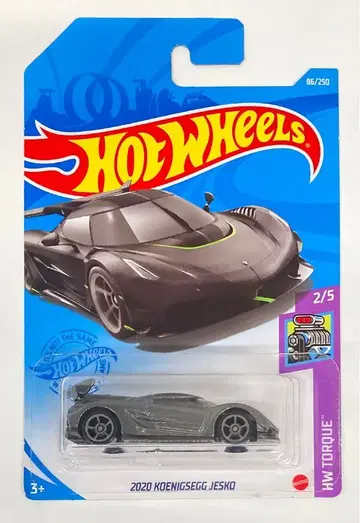 MATTEL HW TORQUE HOTWHEELS 2020 KOENIGSEGG JESKO/ 그레이 메탈 x 그린 라인 86/250