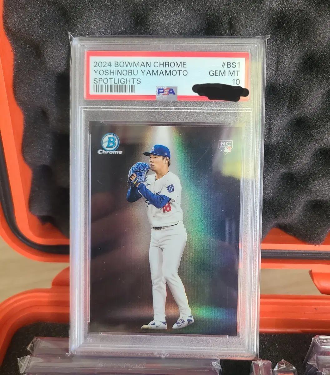 24 바우만크롬 루키 야마모토 요시노부 스포트라이트 psa10