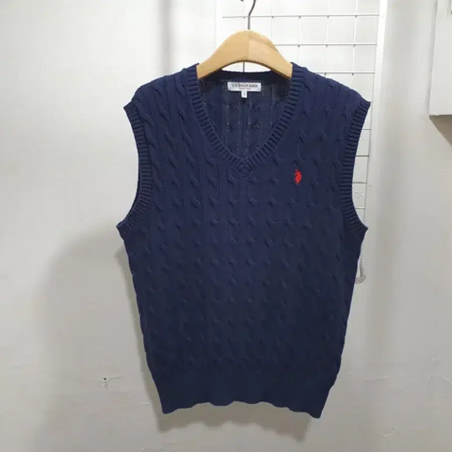 US POLO ASSN 폴로 케이블니트조끼 (MAN M-95)#803K