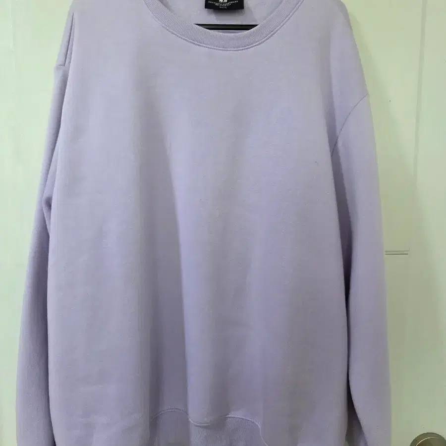 H&M 라벤더 맨투맨 XL 남성셔츠