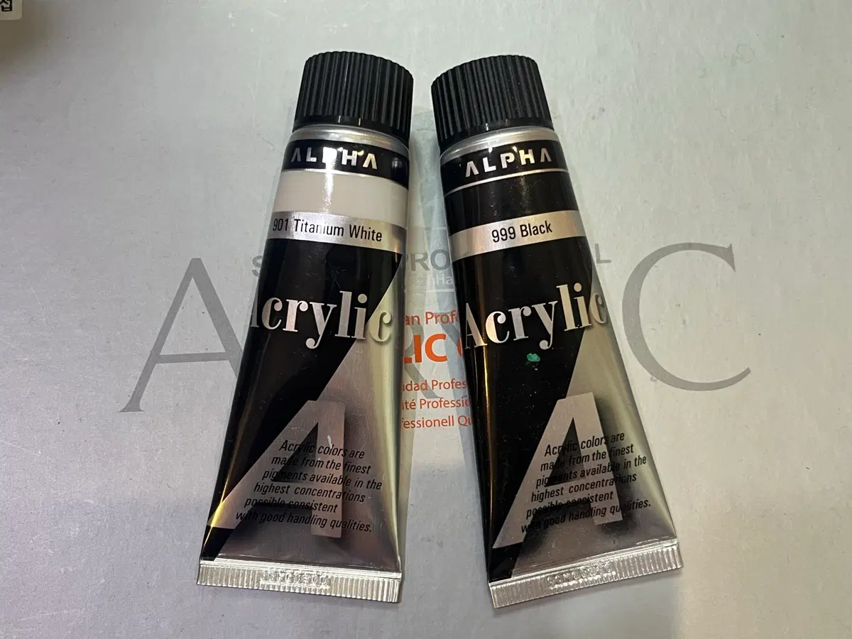 알파 아크릴 물감 입시 미술 도구 50ml