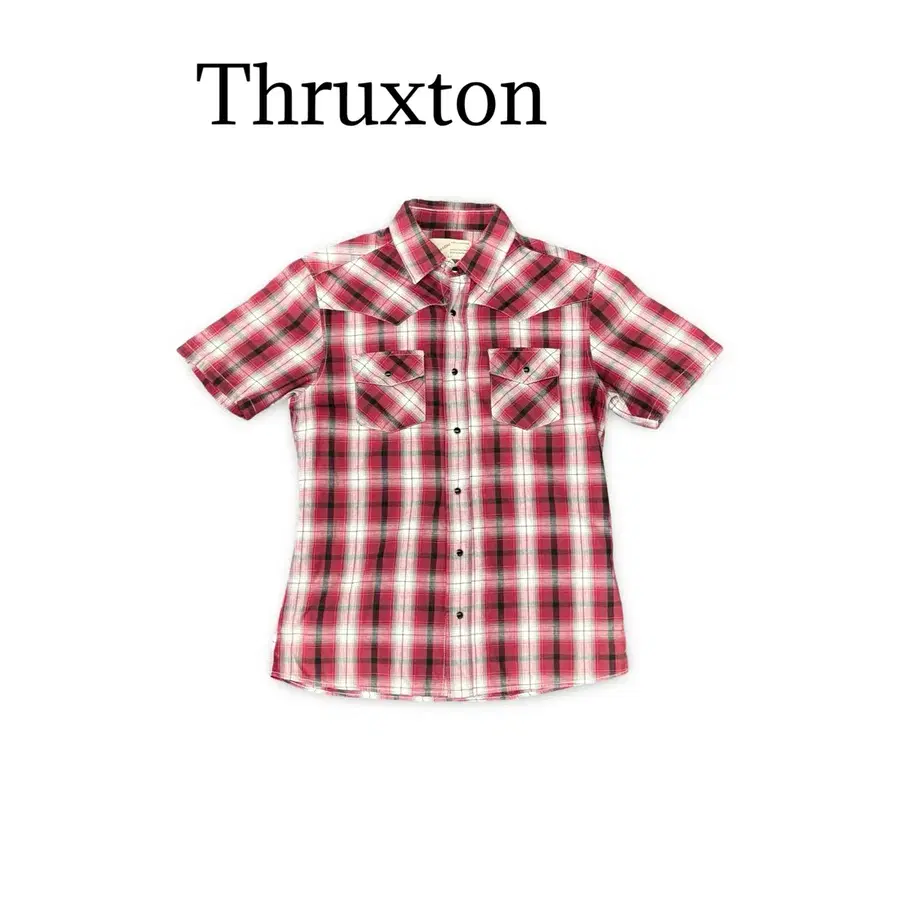 (90) Thruxton반팔 체크 셔츠