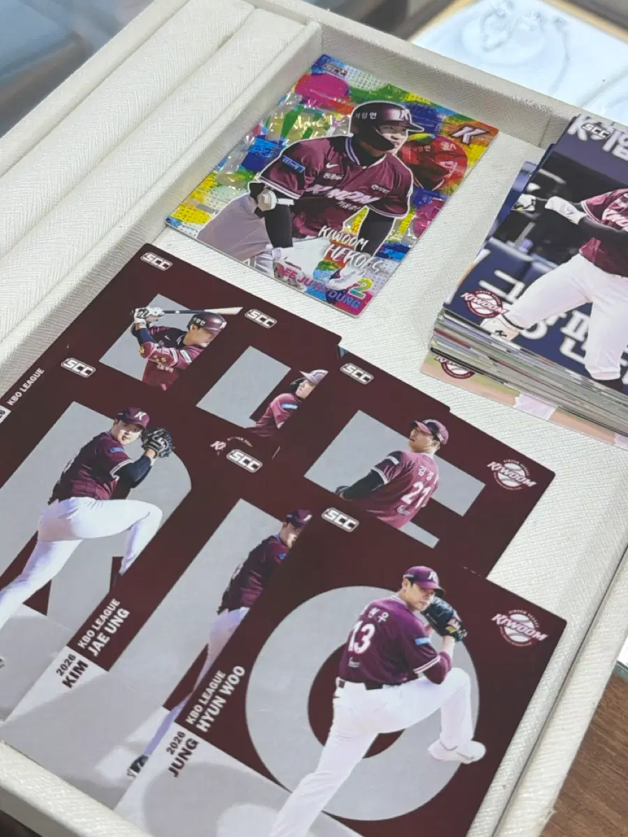 KBO 카드 키움히어로즈 이주형 홀로패러렐 이주형 포함 일괄