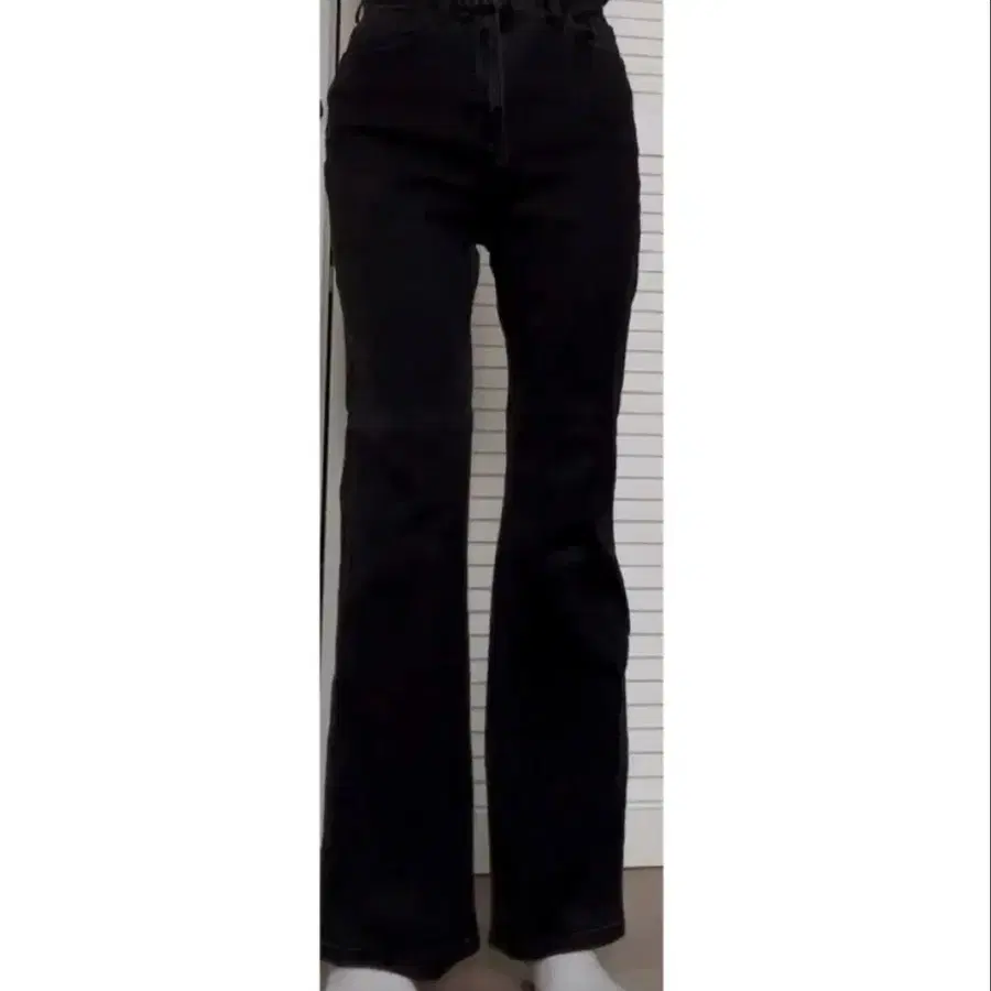 흑청 부츠컷 데님 팬츠 청바지