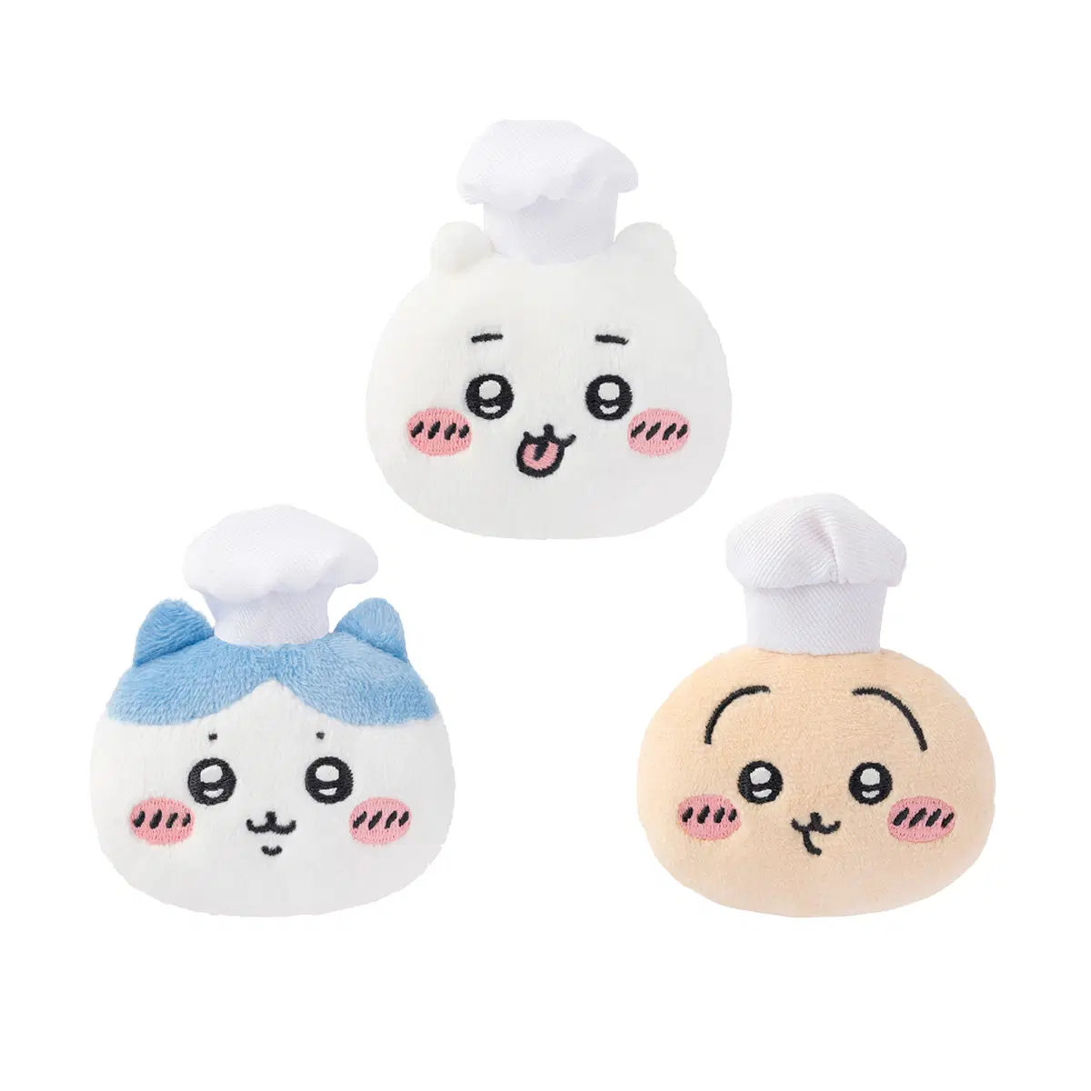 [치이카와 (먼작귀)] 치이카와 & 하치와레 & 우사기 요리사 배지