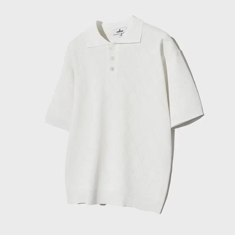 [1]아워스코프 Lozenge Half Knit (Cream)