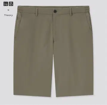 미사용 새상품 UNIQLO x Theory 감동 이지 숏팬츠 카키 M
