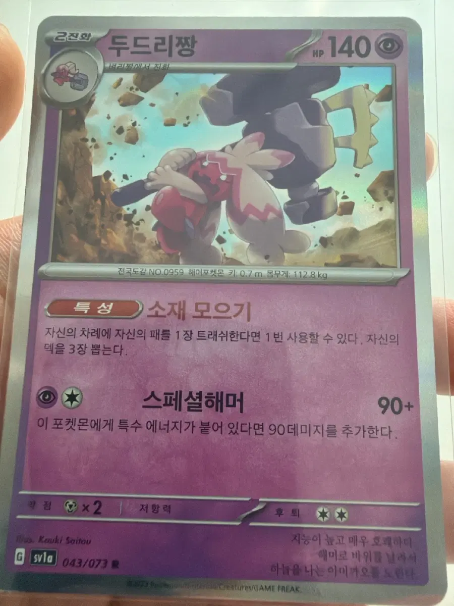 포켓몬카드 두드리짱 R