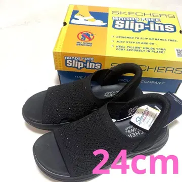 스케쳐스 샌들 블랙 24cm