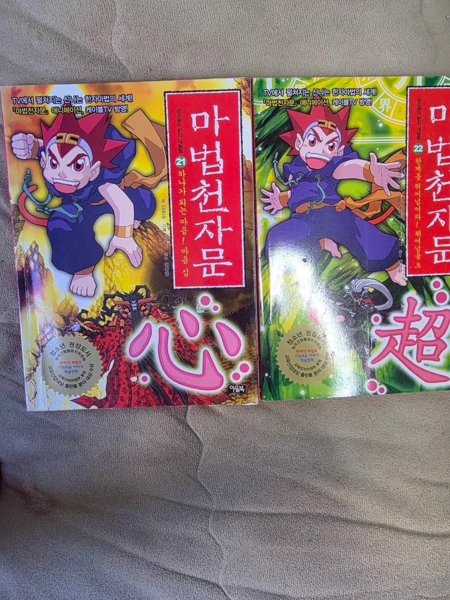 마법천자문 21,22권 초판