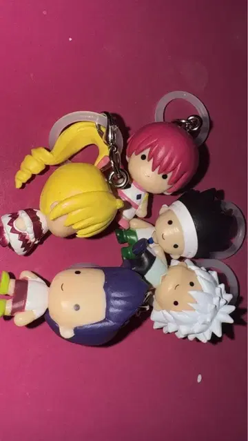 HUNTER x HUNTER 캡슐 토이 키링 5종 세트