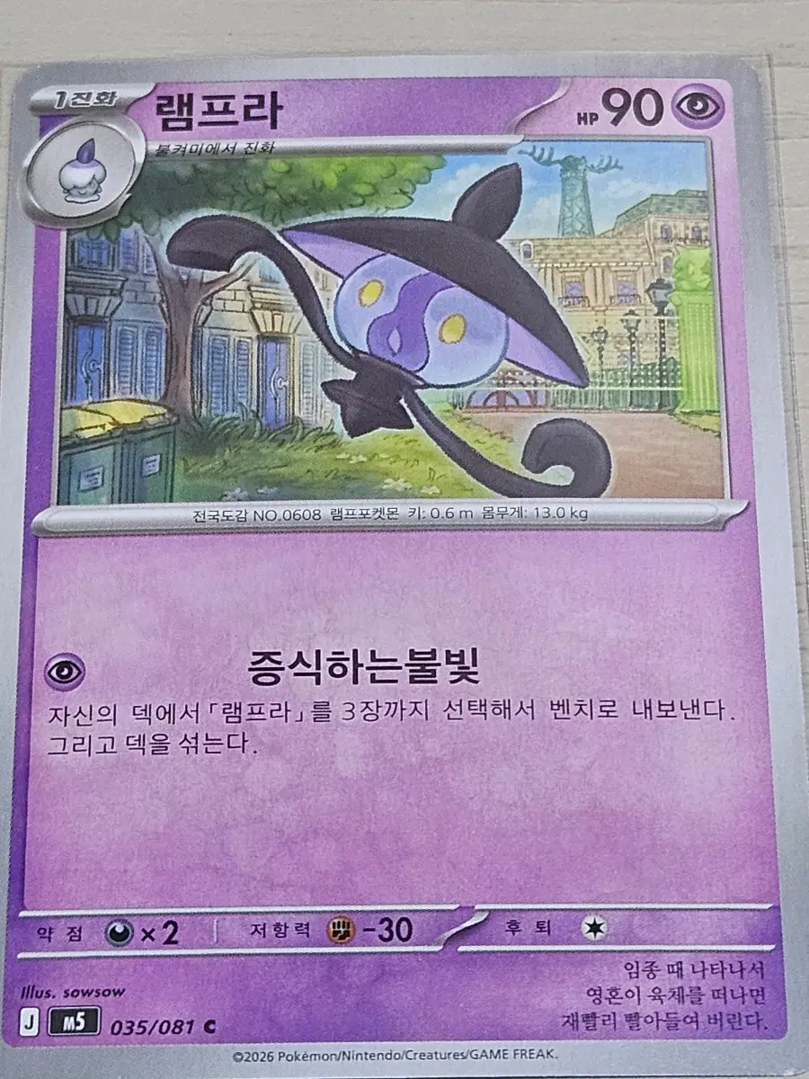 [최저가] 포켓몬카드 램프라