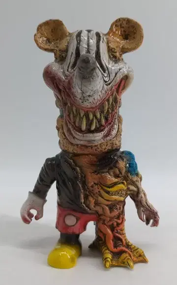 PROFESSOR A CrazyKaiju Mickey Clown 화이트 성형/블랙/빨간색/파랑