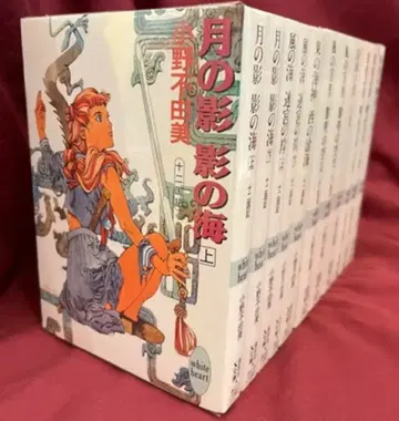 코단샤 화이트 하트 오노 후유미 12국기 화이트 하트판 전 11권 (미완) 세트/재판매 손상, 접힘, 얼룩, 줄질 있음