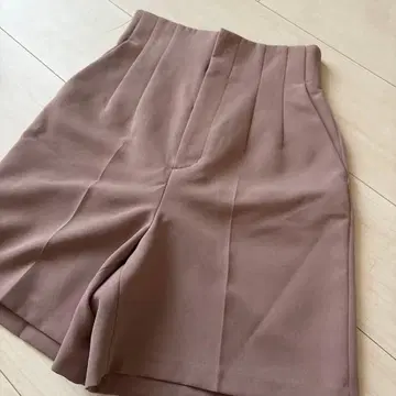 하이웨스트 숏팬츠 브라운