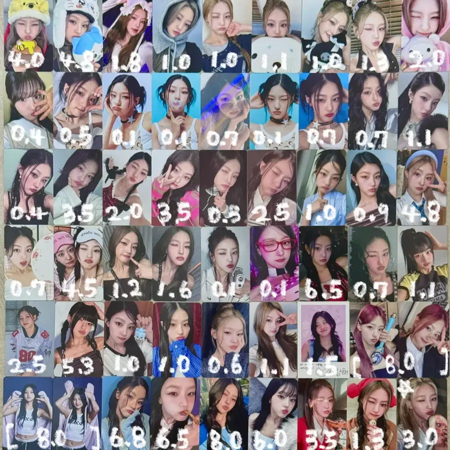 키스오브라이프 키오프 하늘 포카 미공포 공방 희귀 싸폴 싸포