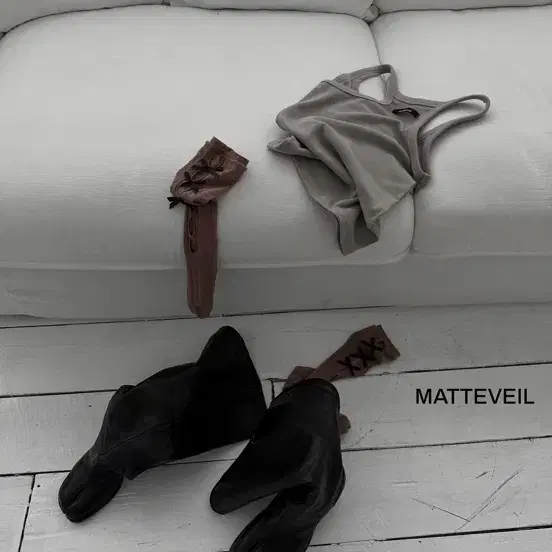 새상품) mattveil 메트베일 나시 브라운