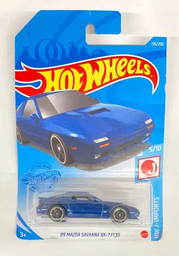 HOT WHEELS HW J-IMPORTS '89 MAZDA SAVANNA RX-7 FC3S 블루 GTC10