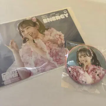 FRUITS ZIPPER 마츠모토 카렌 캔뱃지 스키복권