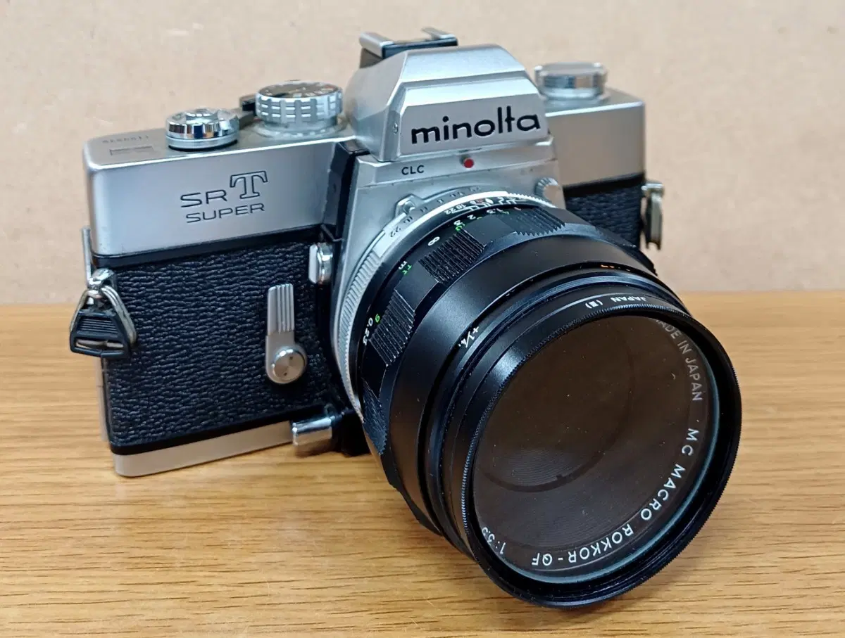 미놀타 SRT Super + MC 매크로 50mm 렌즈