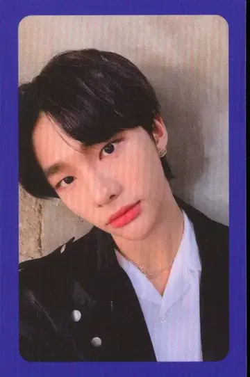 StrayKids CLE:LEVANTER 현진 트레이딩 카드 파랑 테두리