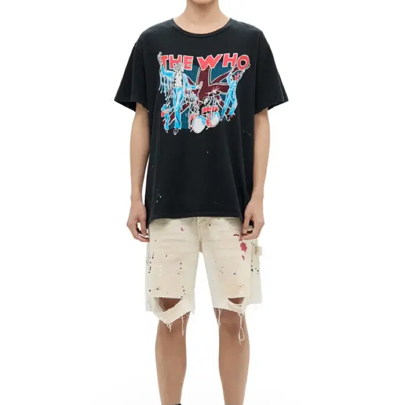 메이드원 더후 빈티지 티셔츠