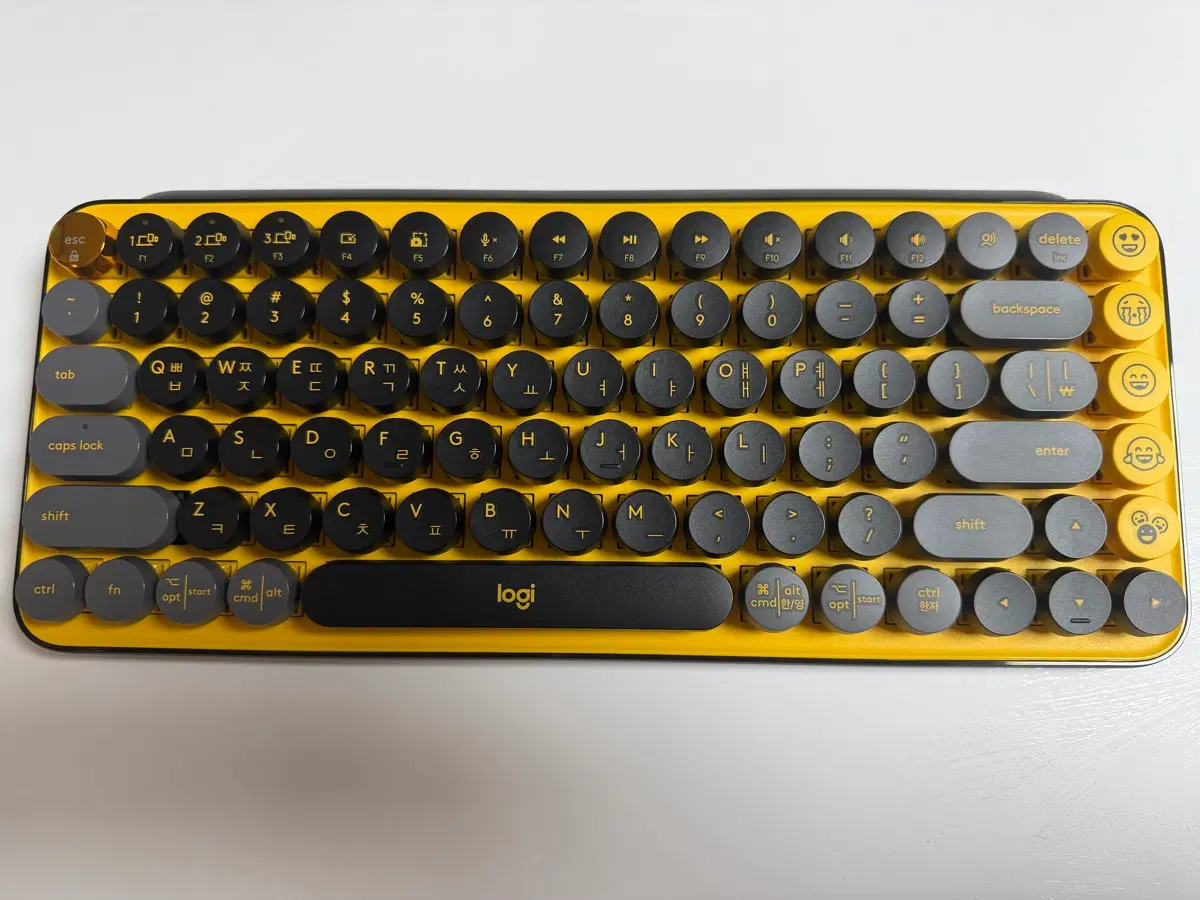 로지텍 블루투스 무선 기계식 키보드 POP KEYS