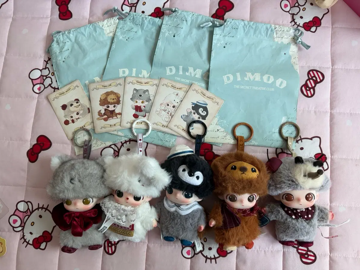 [팝마트정품/ 박스X/ 일괄] DIMOO 비밀연극단 시리즈 5종 일괄판매