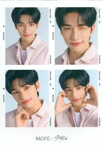 StrayKids 현진 NACIFIC 콜라보 4CUT 프레임