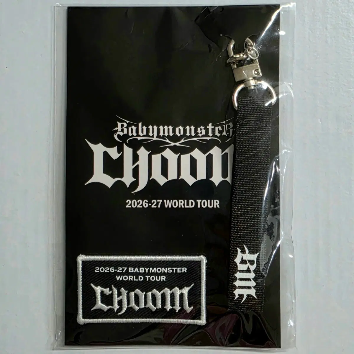 베이비몬스터 CHOOM 춤 콘서트 와펜 뱃지 + 스트랩