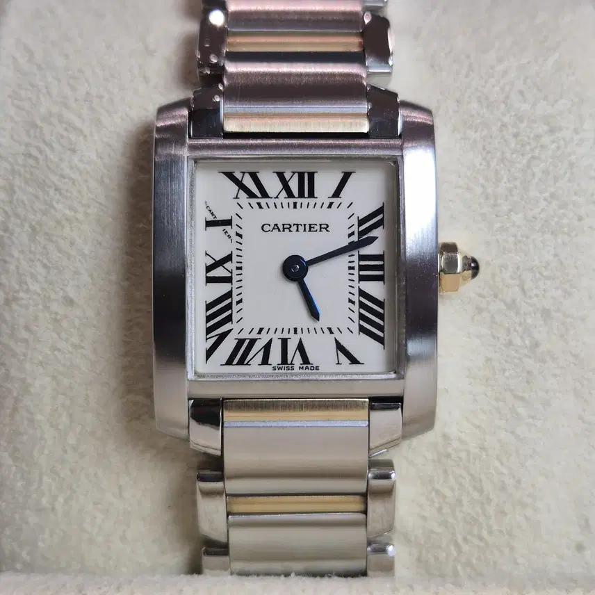 까르띠에 프랑세즈 스몰 콤비 쿼츠 사진 1