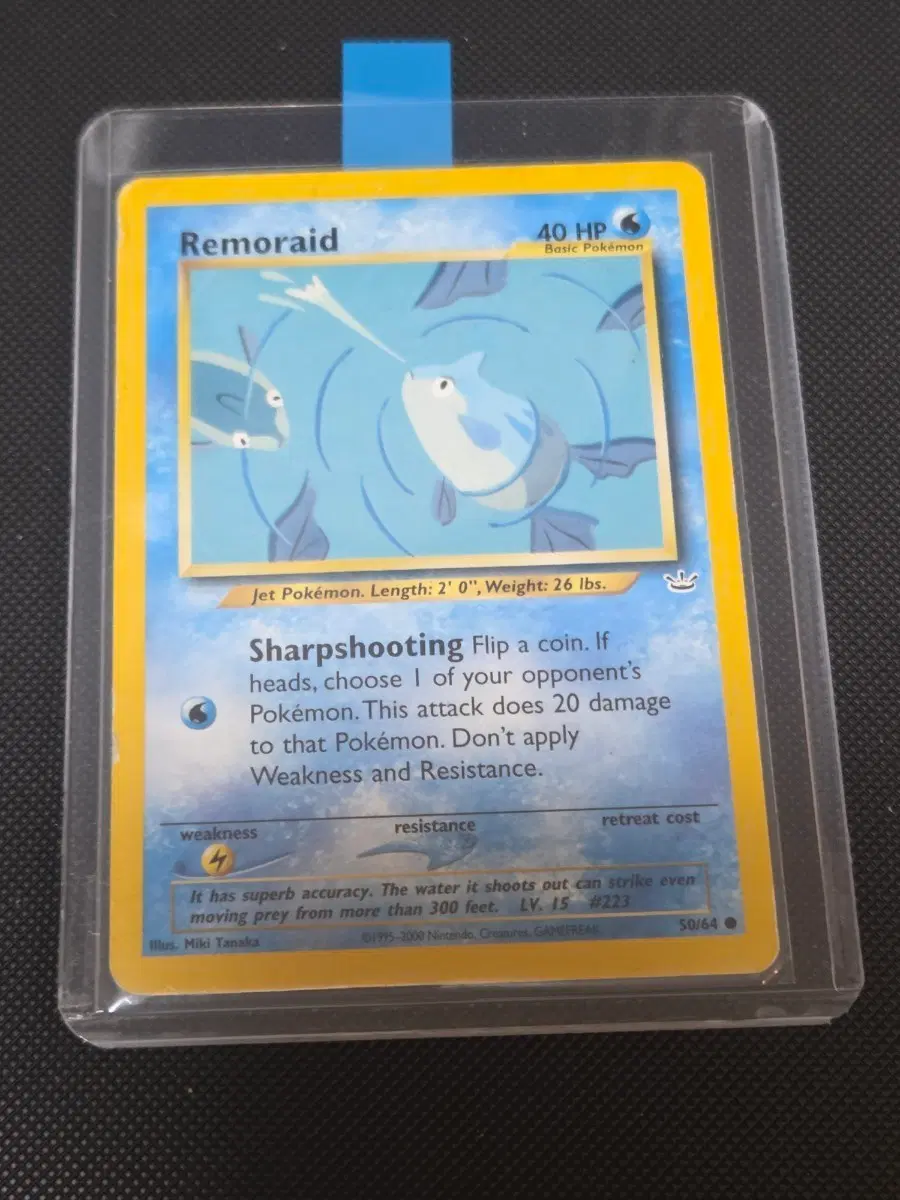 포켓몬카드 remoraid 50/64 영문판