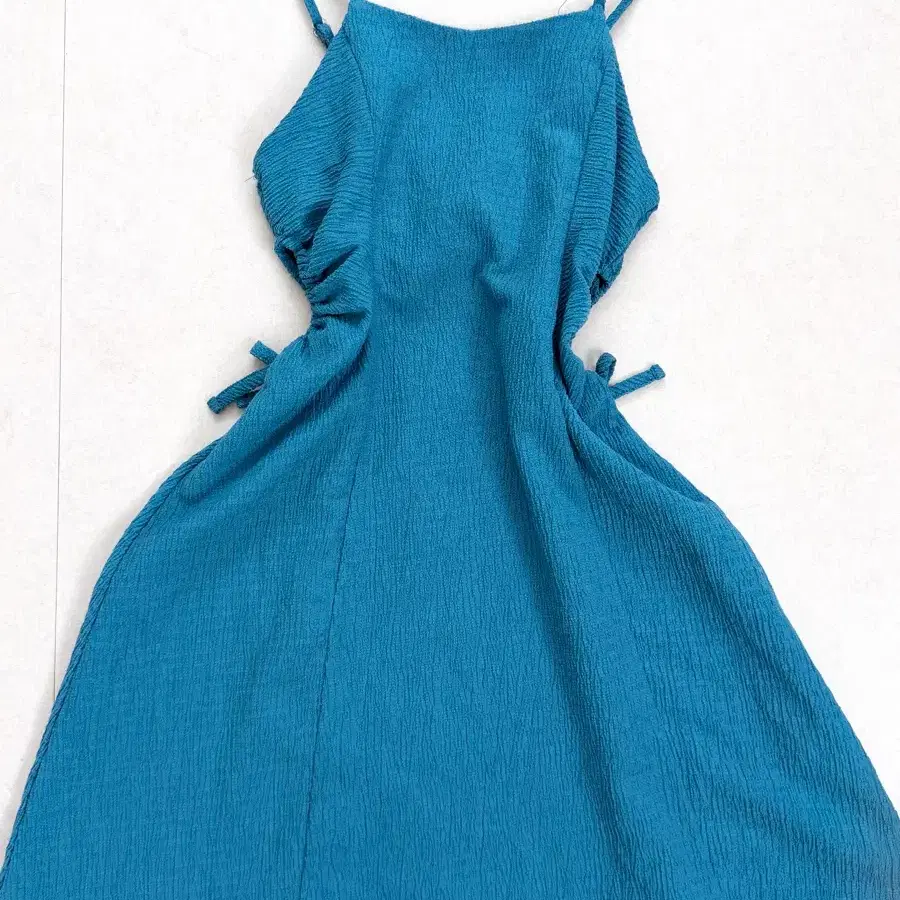 청록 민트 나시 원피스 mint sleeveless onepiece