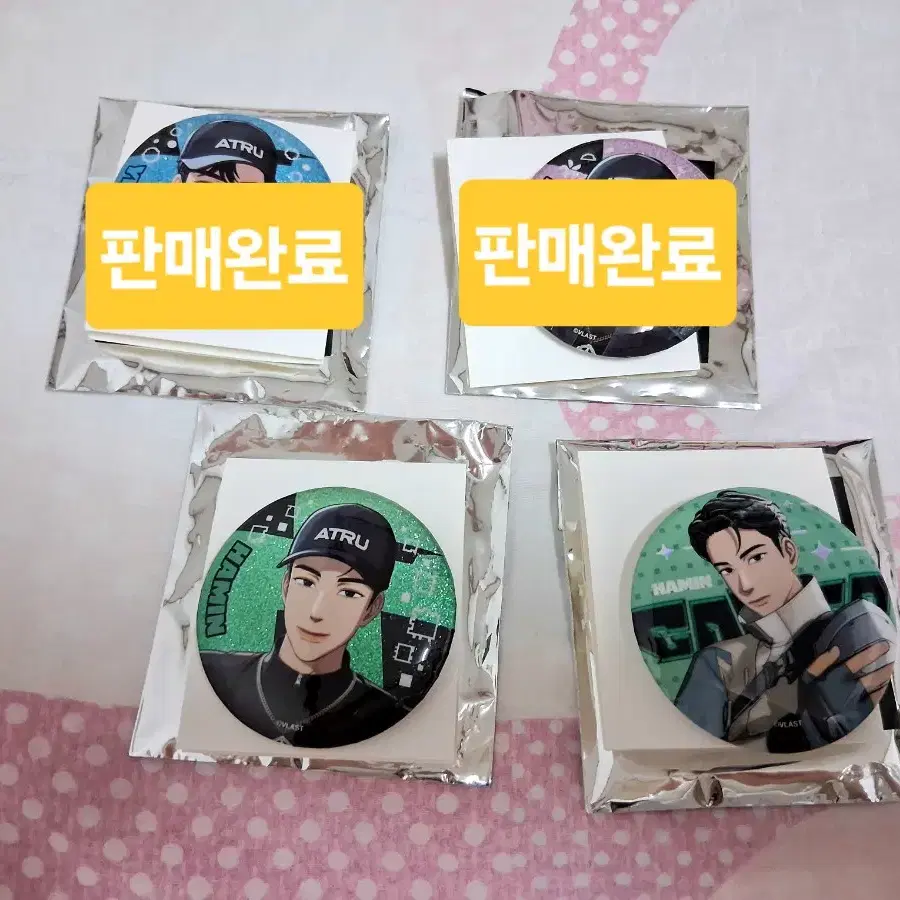 플레이브 칼파투 본새비지 캔뱃지 하민 일괄