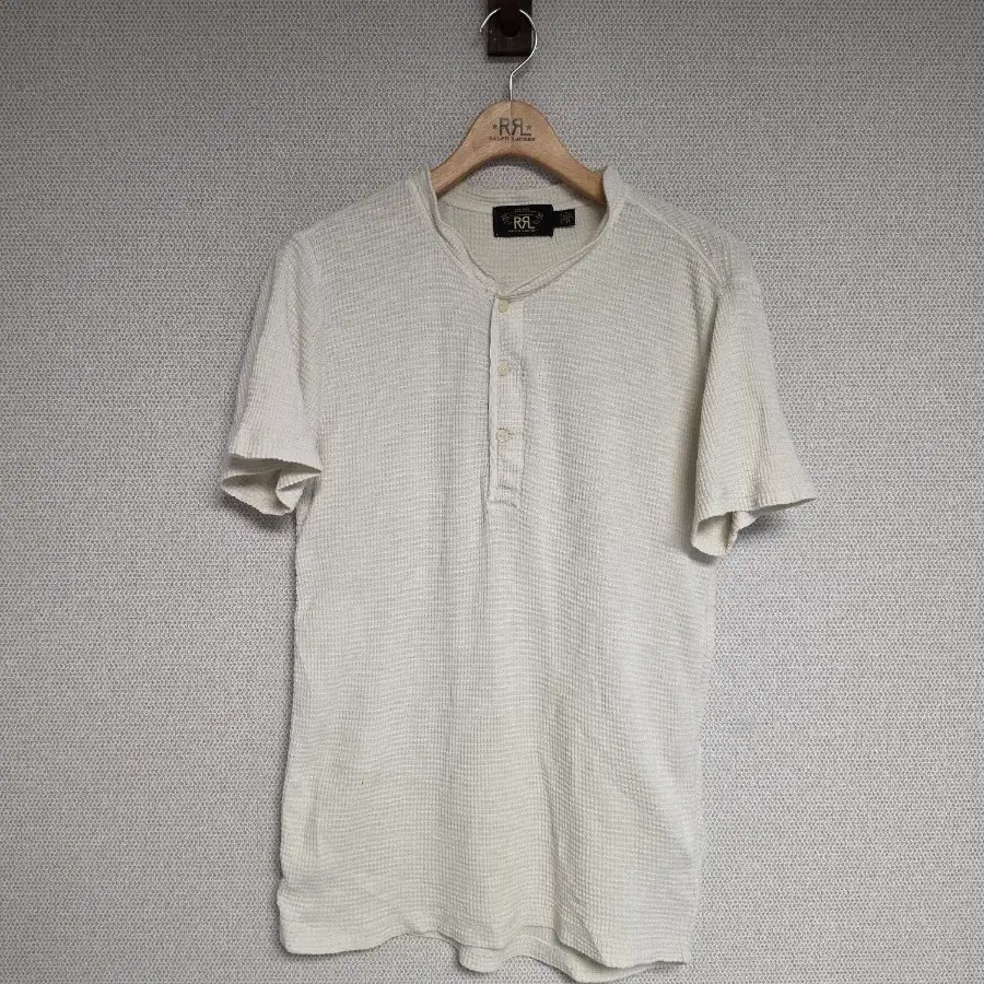 RRL 더블알엘 와플 헨리넥 반팔 티셔츠 M