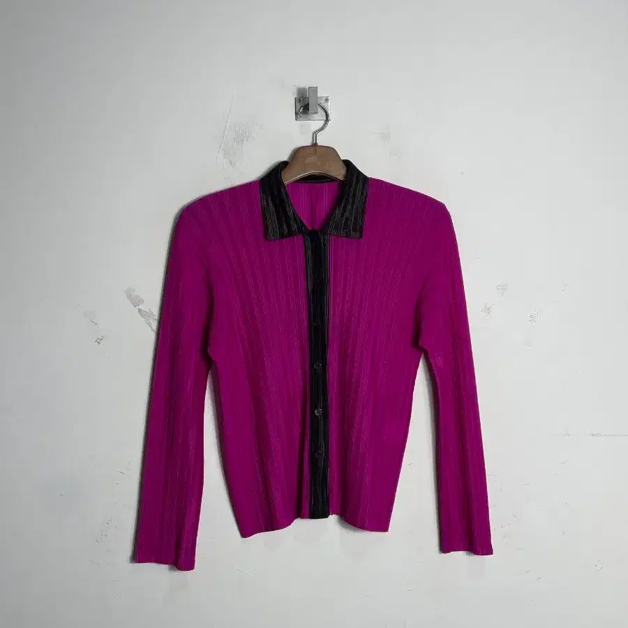 PLEATS PLEASE ISSEY MIYAKE 플리츠 카라 가디건