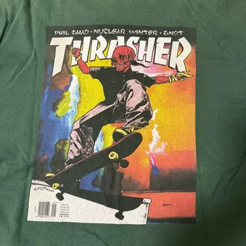 THRASHER 티셔츠 패스헤드 pushead