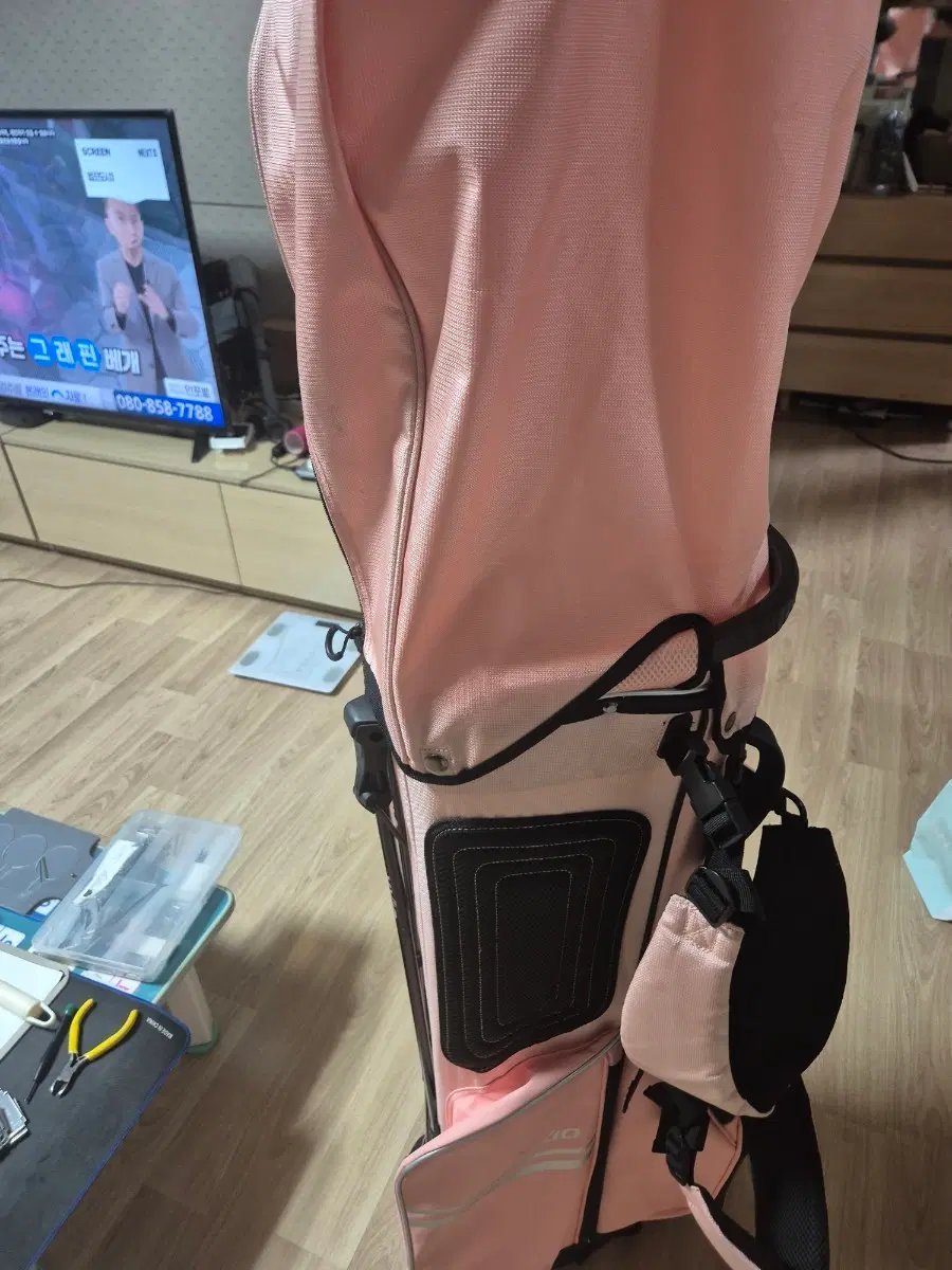 젝시오 핑크 골프백