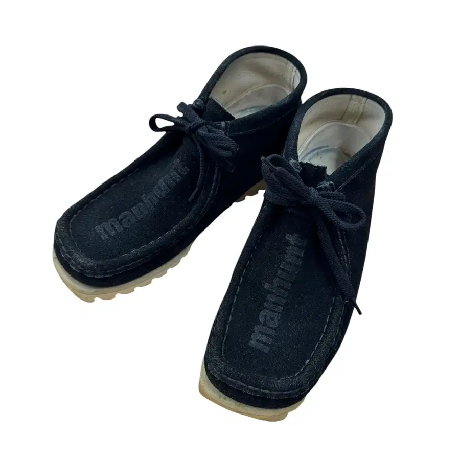 A Bathing Ape 베이프 맨헌트 스웨이드 부츠 블랙 (275-280)