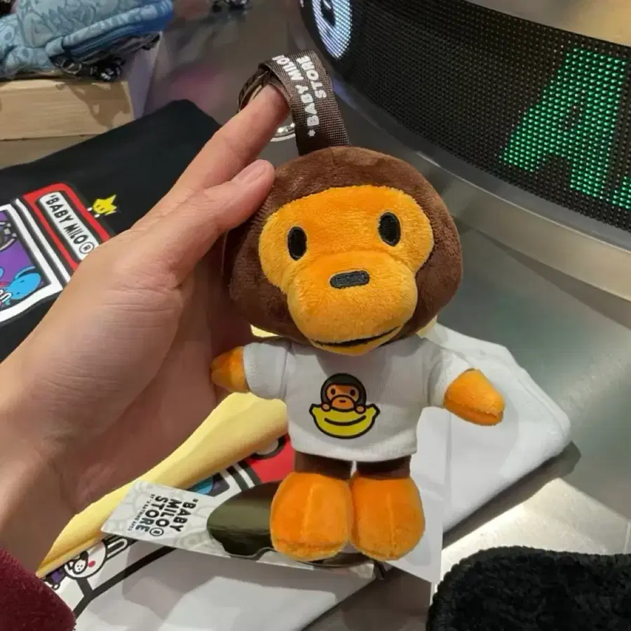 BAPE 베이비마일로 바나나티 키링