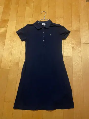 LACOSTE 라코스테 반팔 폴로 원피스 네이비 42