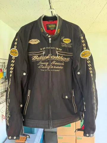 BATES LEATHERS 라이딩 자켓 XXL