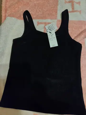 yori 프리미엄 핏 탱크 블랙 38