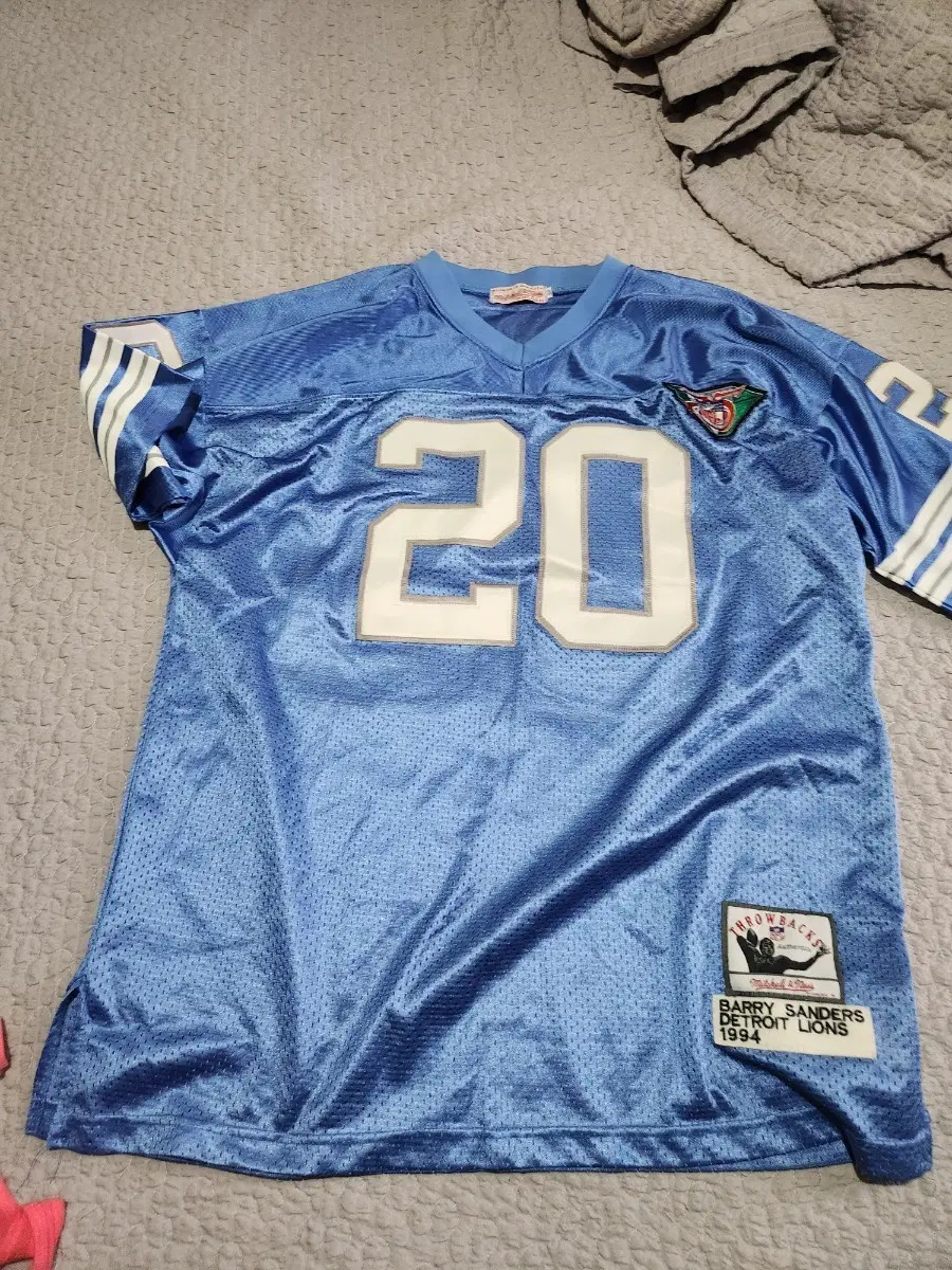 USA산/올자수] 미첼앤네스 NFL 배리샌더스 1994 디트로이트 저지 (52)