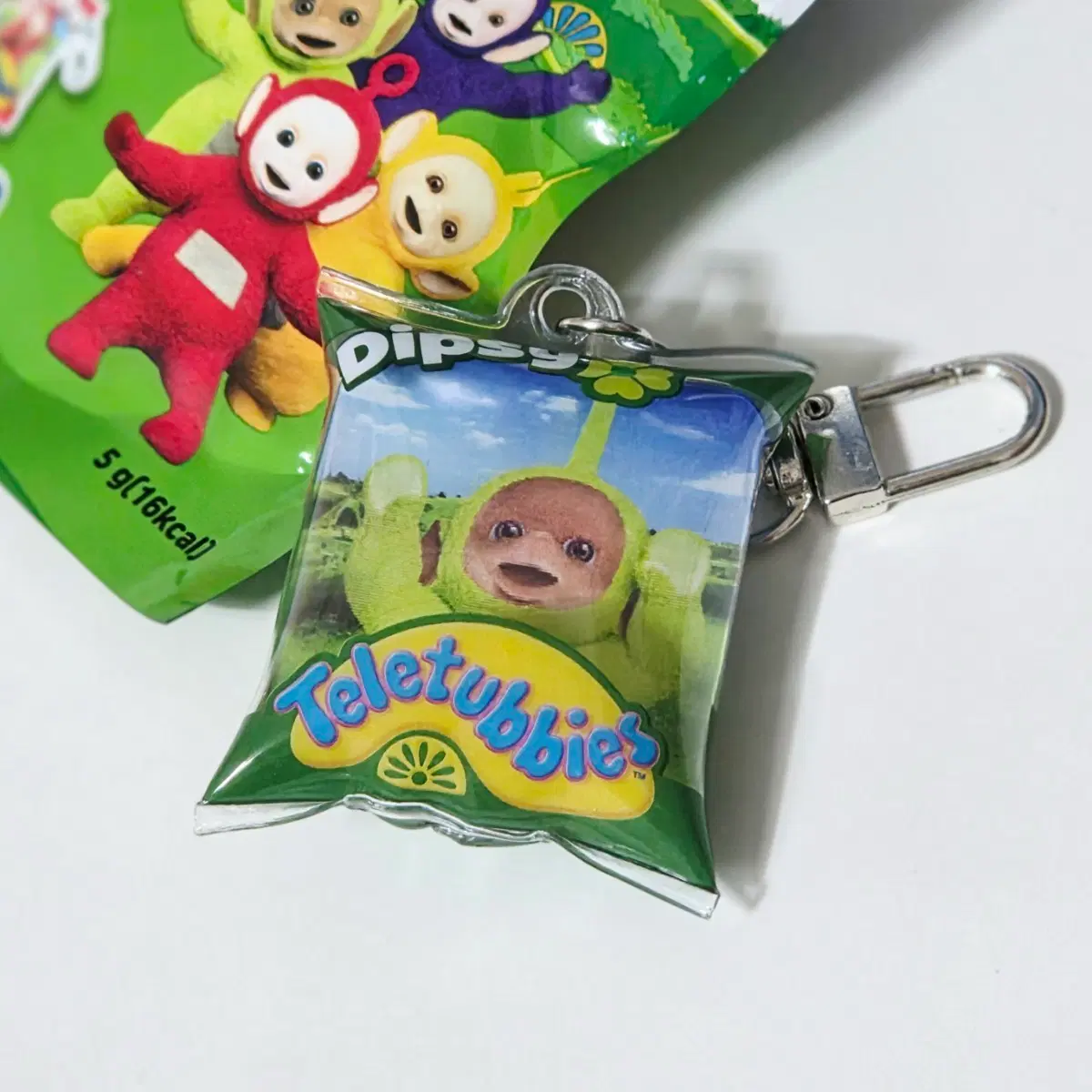텔레토비 3D 홀로그램 랜덤 키링 뚜비