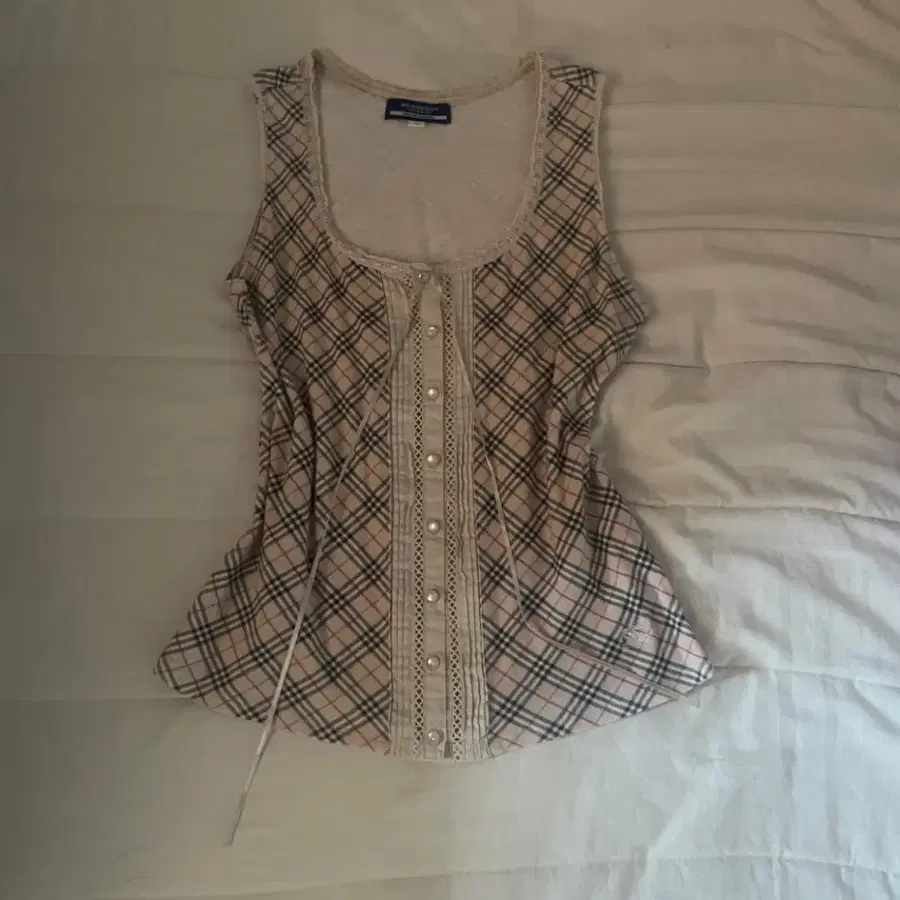 burberry 버버리 블루라벨 체크 나시 버버리 나시 빈티지 나시 일본빈티지 오월빈티지