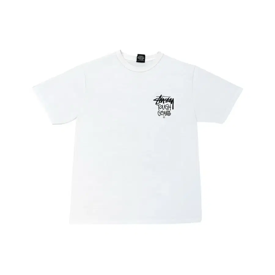 스투시 TOUGH GEAR 반팔 티셔츠 화이트