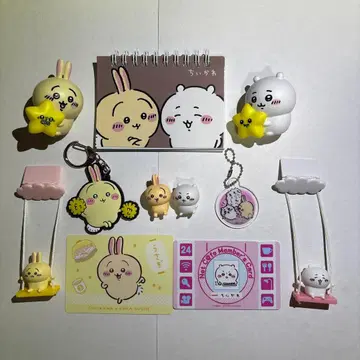 치이카와(먼작귀) 토끼 그네 하그콧토 별과 함께 라이트 세트